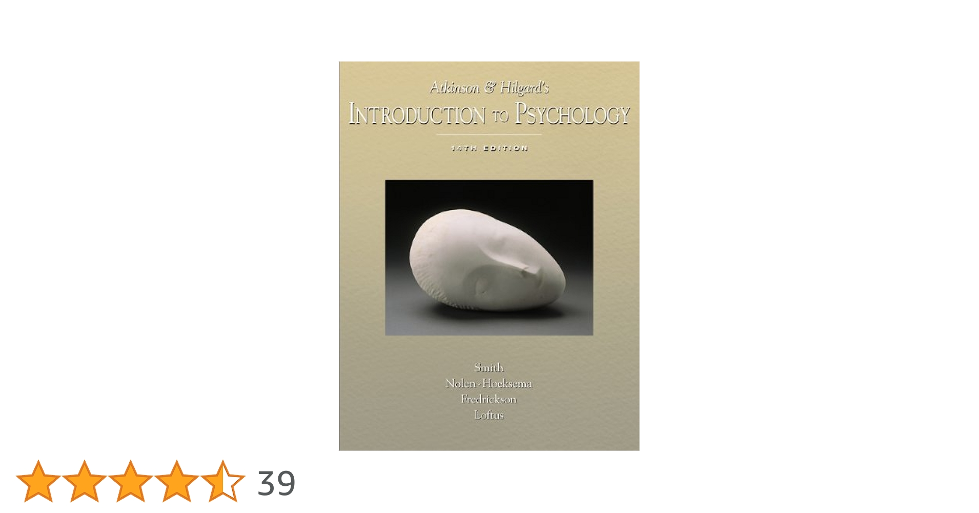 Buy Atkinson & Hilgard's Introduction to Psychology Book